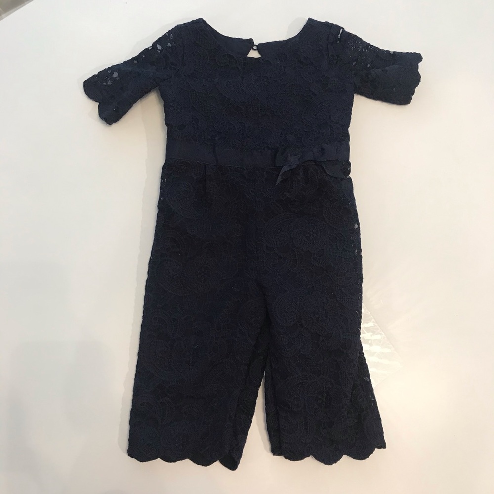 Janie & Jack toddler girl’s lace jumpsuit